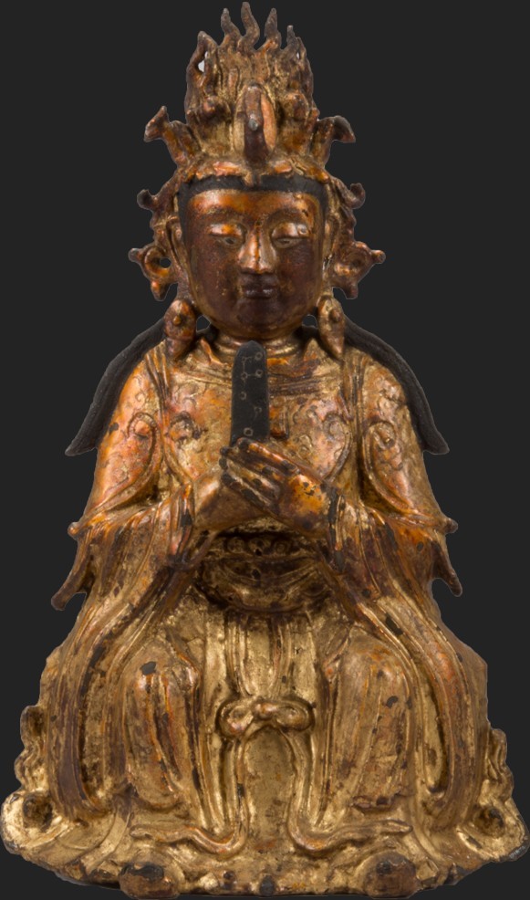 Bronze figure of Bixia Yuanjun