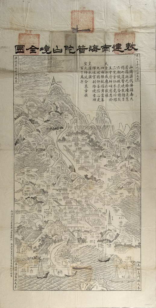 Map of Mount Putuo