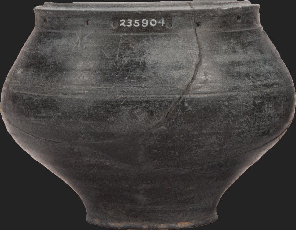 Blackware vessel