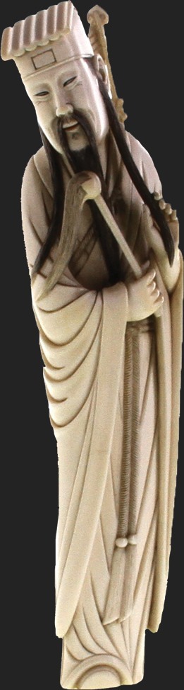 Ivory figure of Lü Dongbin